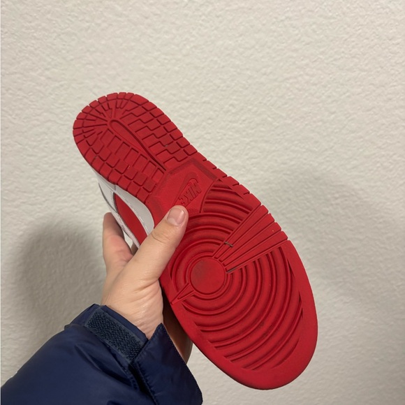 🔥Nike red and white dunk low - Picture 4 of 11